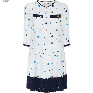 Ted Baker ‘color by numbers’ drop-waist dress